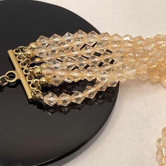 Anthropologie 7 strand necklace - Picture 3 of 10